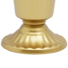 10Pcs 15cm Gold Metal Centerpieces Flower Vase Wedding Anniversary Party Decor