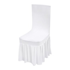 Dining Chair Covers Slipcover With Skirt, Dining Seat Protector For Home & Hotel