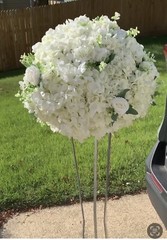 artificial flowers ball for centerpieces