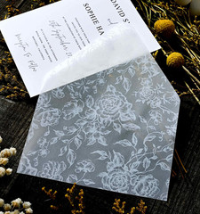 100 Pack Envelope Liners for 5X7 Insert Wedding Invitaion Wedding Invite Accesso