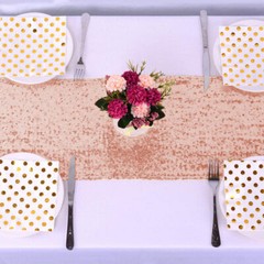 Glitter Sequin Table Runner 12×108 inch for Sparkling Party Home 10 Pack 20 Pack