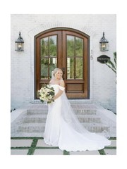 Rinlong 16.5 Inch Wedding Bouquets for Bride White Sage Green Bridal Bouquet …