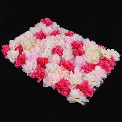 4pcs Flower Panels Artificial Flowers Wall Home Decor Wedding Party Background