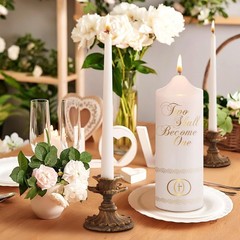 Unity Candles for Wedding Ceremony Set Wedding Unity Taper Candles Catholic R…