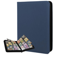 Trading Card Binder 9 Pocket Zipper Fvxldcz Pu Cover Card Collection Binder 540