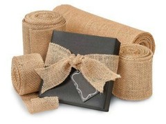 FancySupply 2″ Inch Burlap serged Ribbon (10 Yards) – Choose Colors