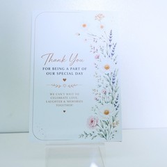 Wedding Invitation Template Elegant Floral Wildflower 4×6 Inches 20 Pieces