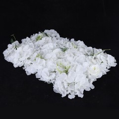 12pcs Artificial Flower Wall Panels Floral Decor Prop Wedding Party Venue Decor