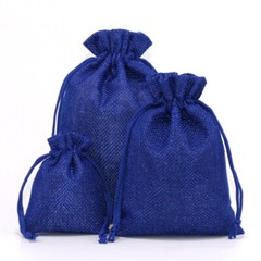 10/20/30pcs Wedding Imitation Hemp Favour Gift Bags Jewelry Drawstring Pouch