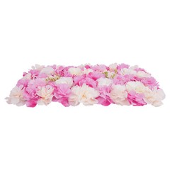 3D Flower Wall Panel-12pcs Artificial Flower Wall Background Silk Rose Wedding