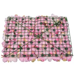12* Artificial Flower Wall Silk Rose Dahlia Greenery Backdrop for Wedding Party