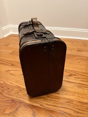 Unique Wooden Vintage Style Locking Suitcase for Wedding Reception Gift Cards