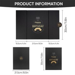 80th Birthday Guest Book and Party Decorations Set, 12×18 inch Sign-in Signat…