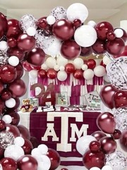 Maroon Graduation Party Decorations/Graduation Decorations Maroon White