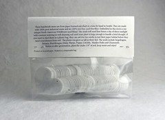 50 Count Wildflower Seed Paper Hearts Eco-Friendly Wedding Favors Gifts