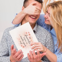 Father’s Day Card for Husband from Wife, Romantic Fathers Day Card for Hus