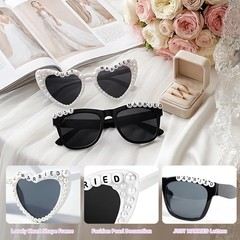 Just Married Sunglasses Bride & Groom Wedding Decorations Set Party Favors
