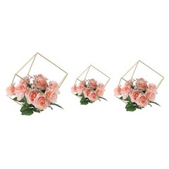 12x Metal Geometric Flower Stand Elegant Gold Wedding Centerpieces Party Decor