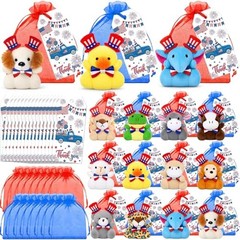 Wiwiqing 24 Set 250th Anniversary Mini Stuffed Animal Bulk 4th Independence Day