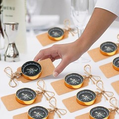 50 Sets/100pcs Compass Wedding Favors for Guests, Compass Souvenir Gift with …