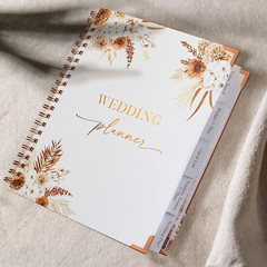 Beautiful Boho Wedding Planner Book and Organizer – Enhance Excitement and Makes