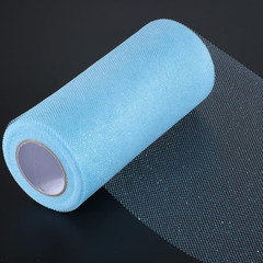 Glitter Tulle Roll Sparkling Tulle Ribbon Fabric Spool for Wedding Decoration Gi