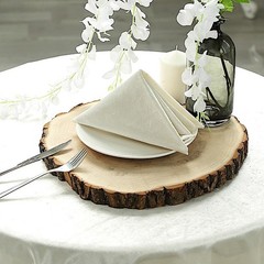 18″ wide Natural Round Poplar Wooden Slices Party Tabletop Wedding Crafts