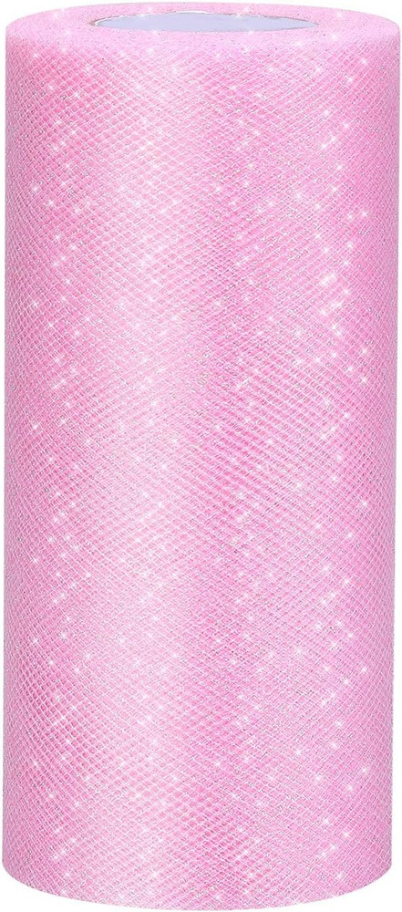 Glitter Tulle Roll Sparkling Tulle Ribbon Fabric Spool for Wedding Decoration Gi