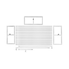 6M x 3M Heavy Duty Wedding Backdrop Stage Stand Pipe & Drape Kit Curtain Frame
