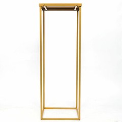 Gold Metal Tabletop Flower Stand 70 cm Wedding Centerpiece