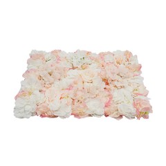 6 Pcs Artificial Silk Flower Wall Panel Floral Backdrop Party Wedding Decoration