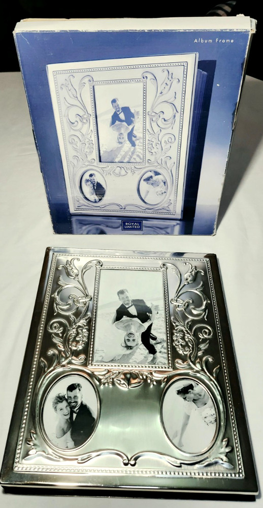 Wedding Album – Vintage 2001 Royal Limited Silver Wedding Album Frame