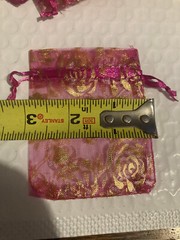 50+ PCS Sheer Coralline Organza Favor Gift Bags Jewelry Pouches Wedding Party *