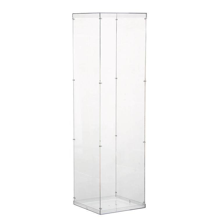 40″ tall Clear Acrylic Display Box Floor Standing Centerpiece Wedding Decoration
