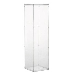 40″ tall Clear Acrylic Display Box Floor Standing Centerpiece Wedding Decoration