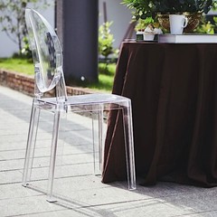 36-Inch tall Clear Plastic Transparent CHAIR Wedding Party Decorations Supplies
