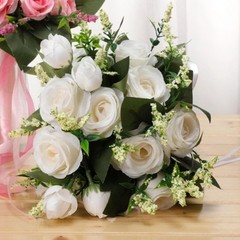 Simulation Bridal Bouquet Elegant Artificial Flowers for Celebrations Home Event