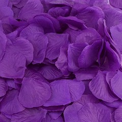 obmwang 2000 PCS Artificial Silk Rose Petals for Wedding Party Favors Purple