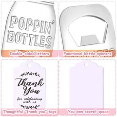 24 Set Baby Bottle Opener Zinc Alloy Cute Baby Bottle Shaped Bottle Opener Baby