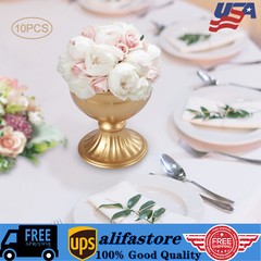 10* Flower Vases Tabletop Centerpieces Flower Trumpet Vases Wedding Party Supply