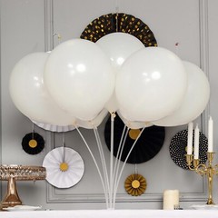 CLEAR 30″ tall Balloon Sticks Column Round Stand Holders Wedding Decorations