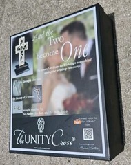 THE UNITY CROSS Michael Letney Pearl White Wedding Marriage Unity Kit NEW