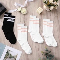 Geyoga Wifey Wedding Socks for Women Valentine’s Day Gifts Bride White Pink