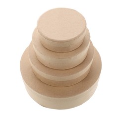 4 Pcs Cardboard Bracelet Boxes Small Paper Packaging Empty Decorative Keepsake