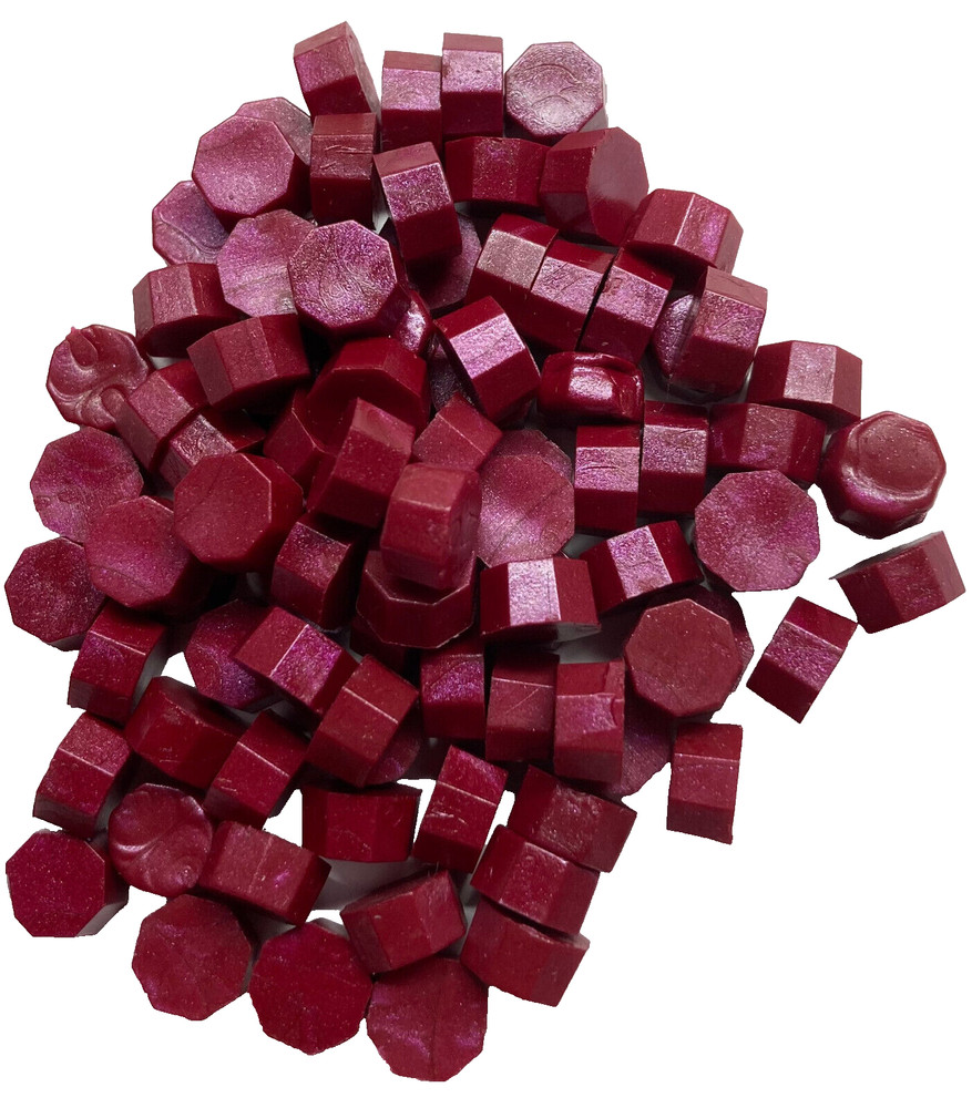 Unique Magenta Sealing Wax Beads for Envelopes & Invitations, approx 250 beads