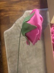 50pcs Artificial Flowers Real Looking Foam Roses Decoration DIY Pink