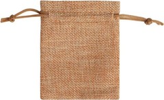 25/50/100 Wedding Hessian Burlap Hessian Jute Favor Gift Bags Drawstring Pouch