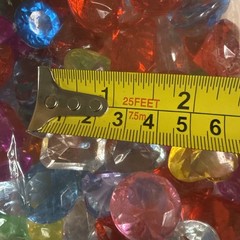 Shiny Acrylic Pirate Gems Perfect for Goody Bags Treasures Crafts 1.1 Ib / 500g