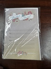 Hallmark Bridal Shower Invitations 10ct Fill-In w/ Envelopes Beige NCW8882