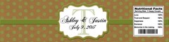 Kraft Paper & Green Glitter Dots Wedding Anniversary Party Water Bottle Labels